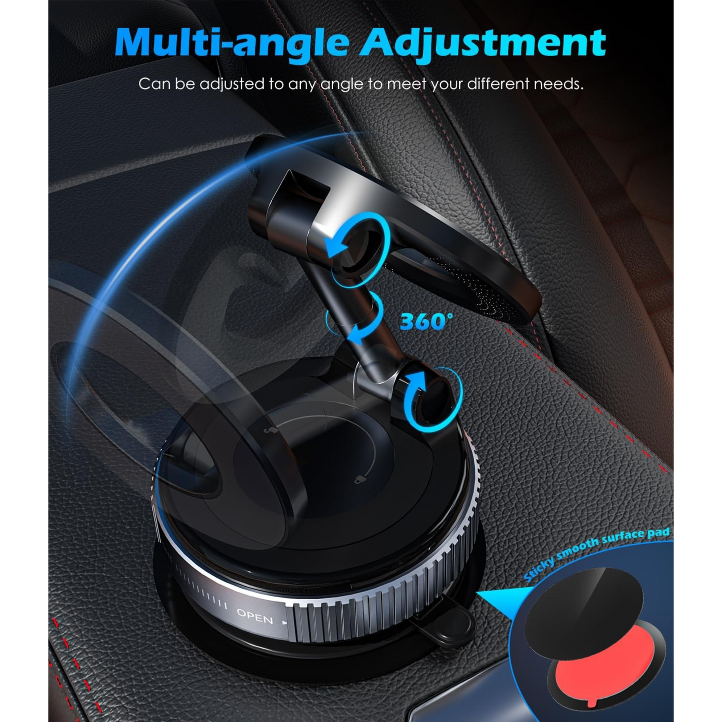 Vacuum Magnetic Phone Holder.