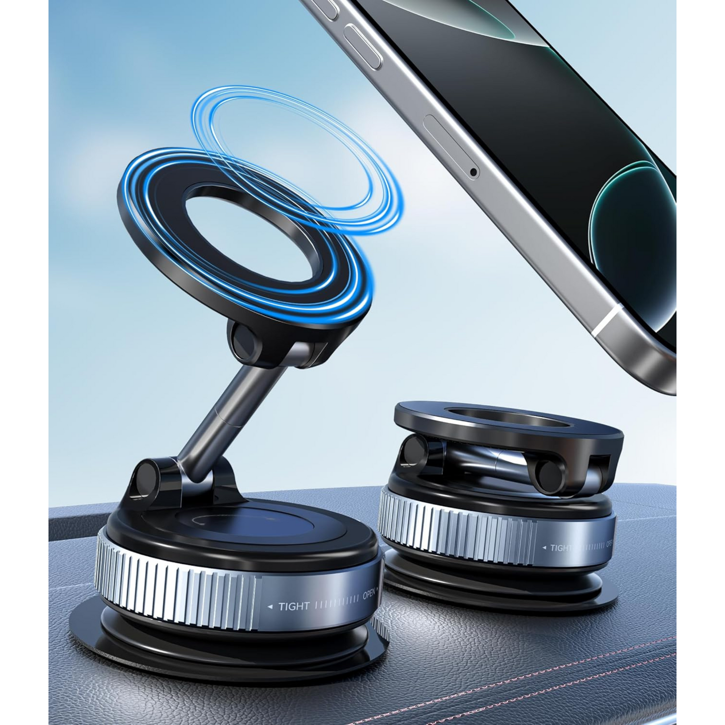 Vacuum Magnetic Phone Holder.